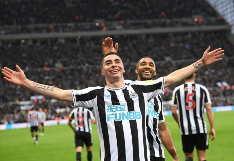 Bruno Guimaraes wants Miguel Almiron to win PL player of the month