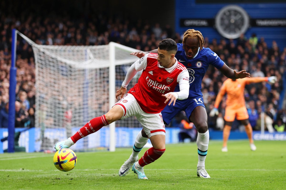 Gary Neville noticed what Arsenal did with throw-ins against Chelsea