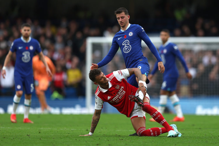 ‘He’s fine’: Sky pundit slams 25-year-old Arsenal man for play-acting against Chelsea today