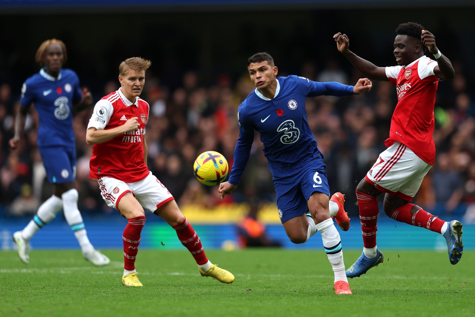 Sky pundit left amazed by Odegaard’s display at Stamford Bridge today