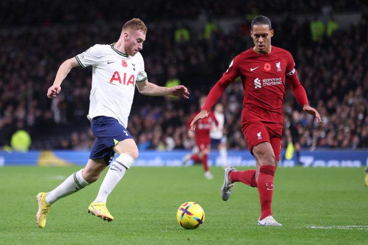 'The first day': Tottenham star admits he was barely running in training before playing vs Liverpool yesterday