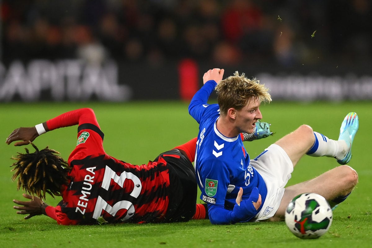 'Disgraceful': Sky pundit rips into one Everton player in Carabao Cup loss v Bournemouth