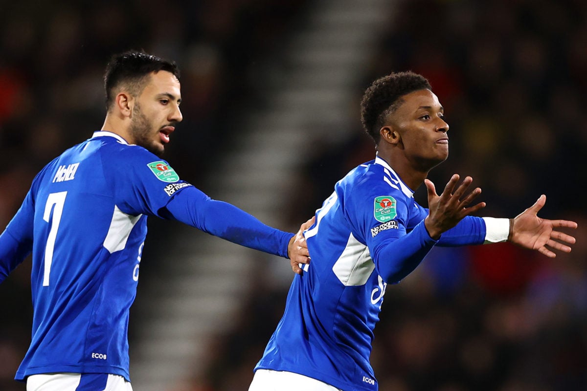 Video: What Demarai Gray did at full-time after Everton lost 4-1 to Bournemouth last night
