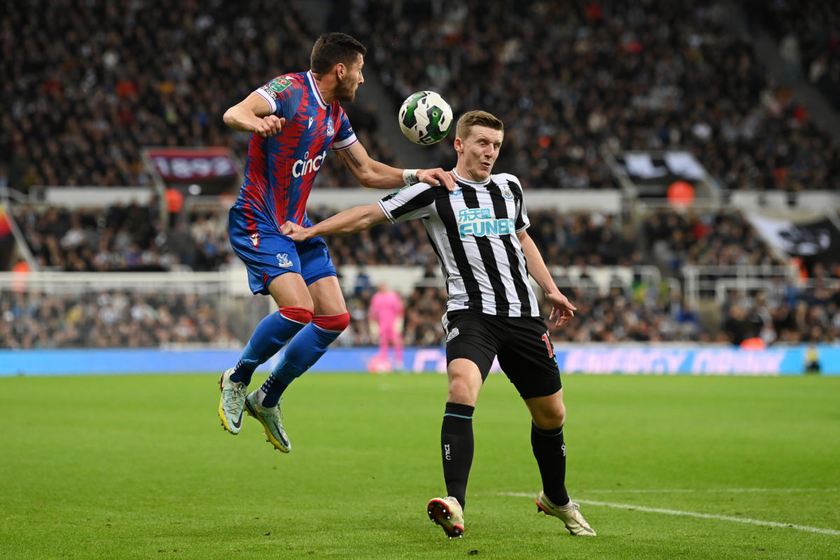 Bruno Guimaraes and Sven Botman were so impressed with 27-year-old Newcastle player against Palace yesterday