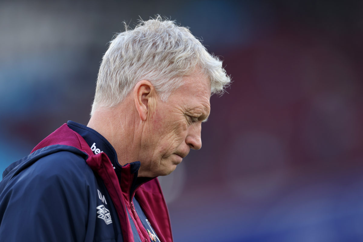 'On the bench': West Ham boss David Moyes thinks Tottenham player should be dropped by his country at the World Cup now