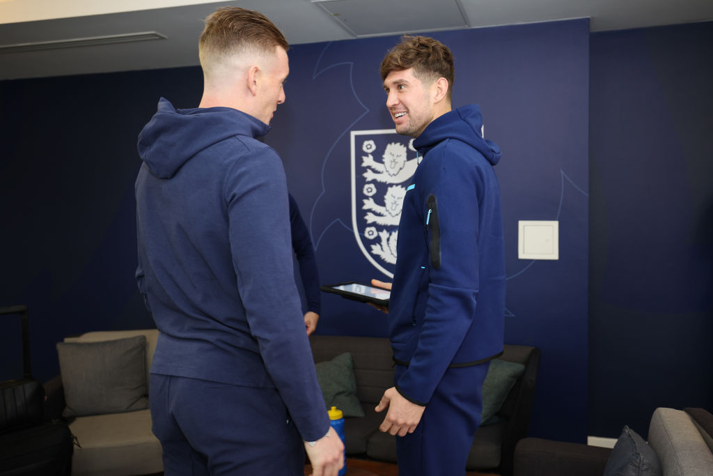 'Why?': Everton player gets mocked by John Stones as soon as he turns up to England camp for the World Cup