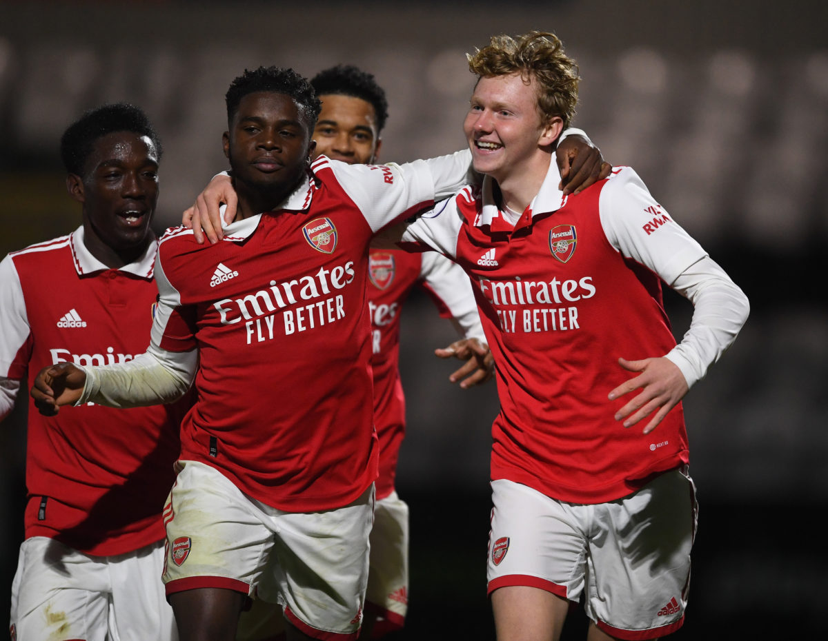 ‘Player of the tourney’: 19-year-old Arsenal forward shines despite under-21s cup exit yesterday