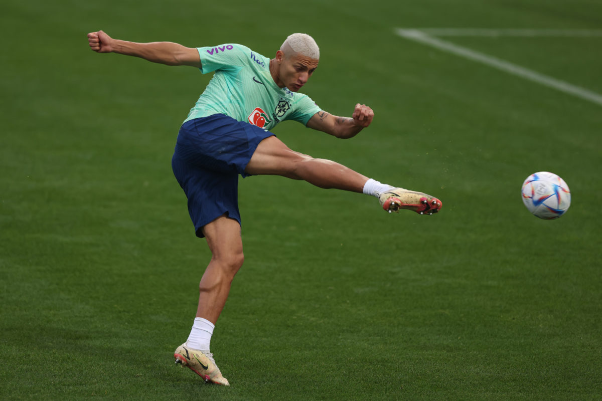Video: Tottenham player clattered by fellow Premier League star during World Cup training