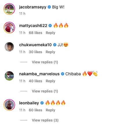 Grealish was impressed with Ramsey's performance
