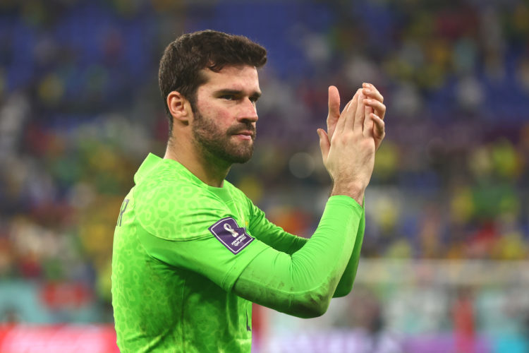 'We have': Liverpool goalkeeper Alisson makes claim about Martinelli after his cameo appearance for Brazil