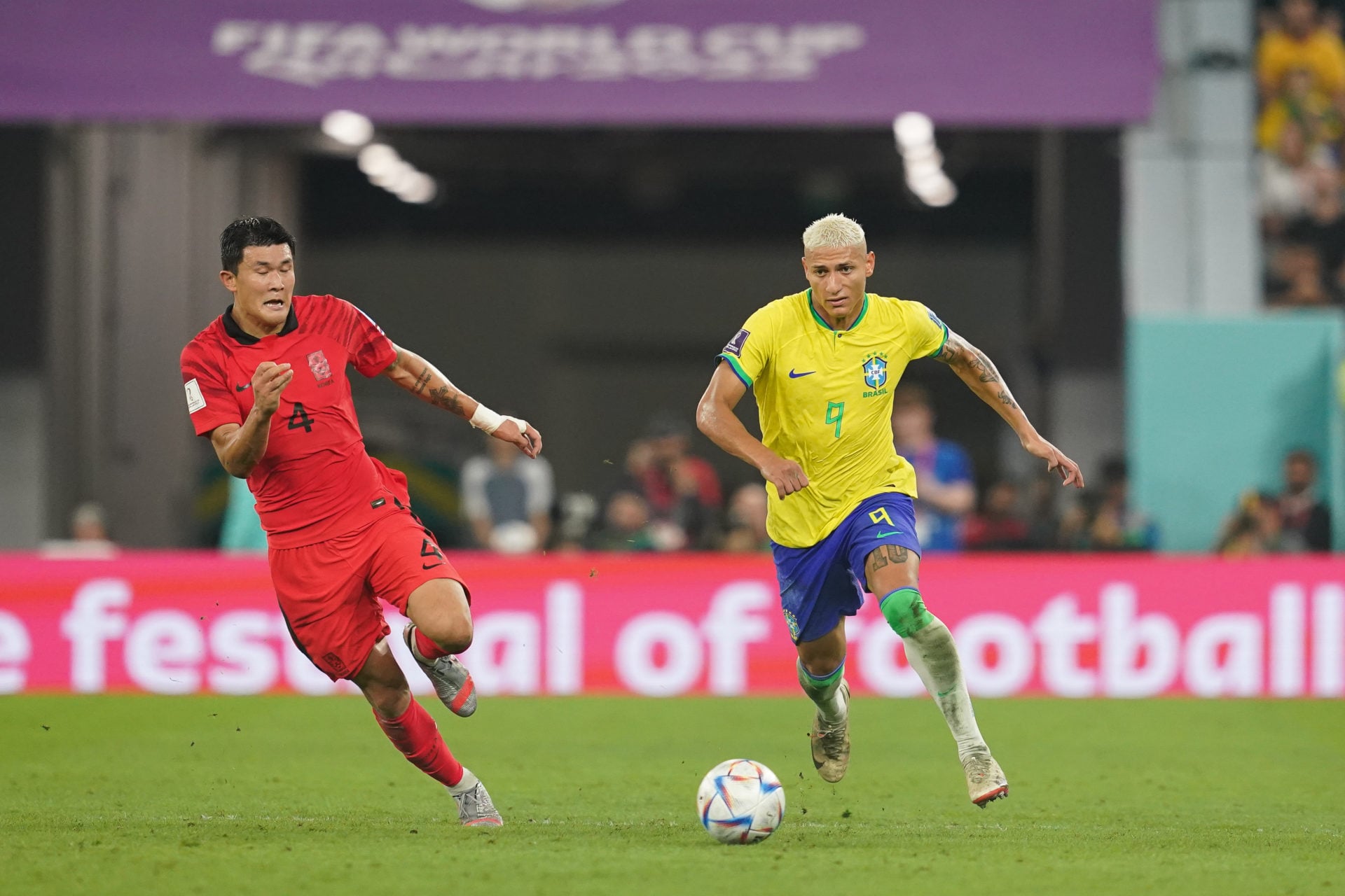 SOCCER: DEC 05 FIFA World Cup - South Korea v Brazil