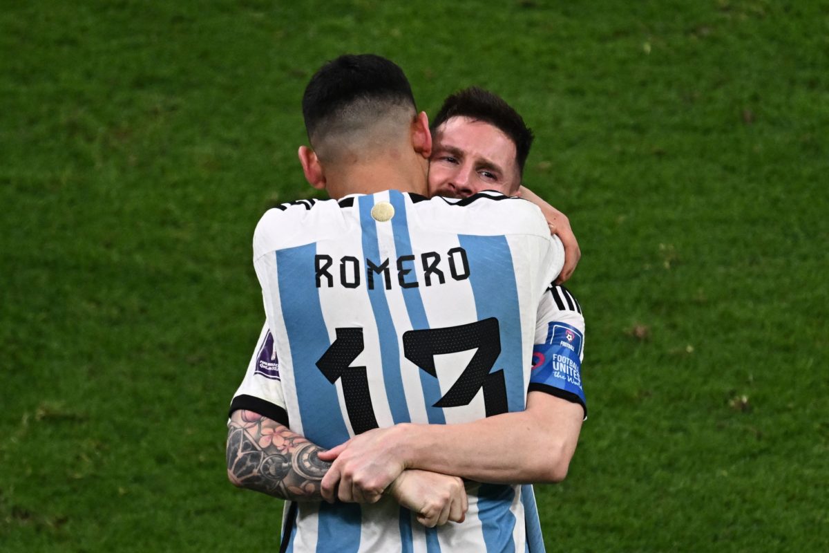 Video: What Tottenham's Cristian Romero whispered into Lionel Messi's ear on the pitch right after winning the World Cup