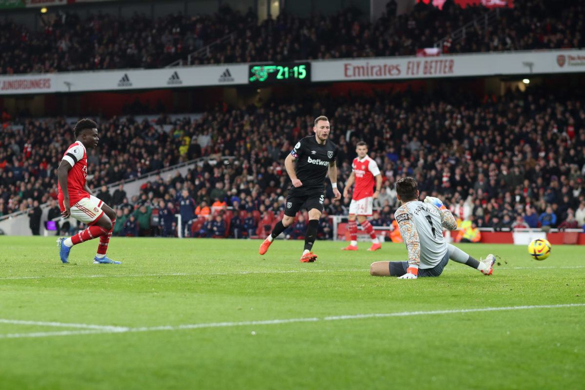 Alan Shearer Amazed By Bukayo Saka After Arsenal Beat West Ham