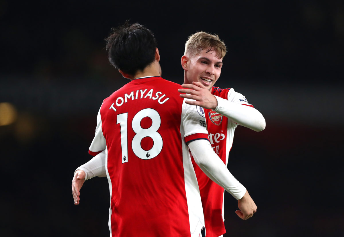 Arsenal v Tottenham: Video shows Tomiyasu already winding Richarlison up on the bench