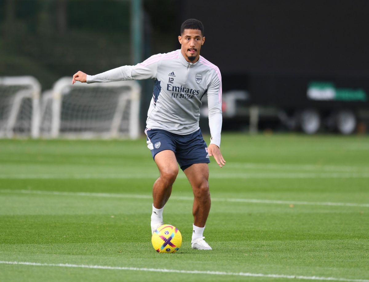 Mikel Arteta makes admission about William Saliba dribbling out of defence