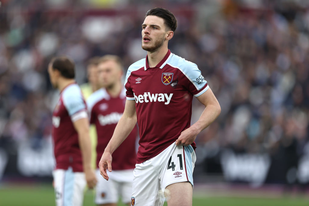 Arsenal Liverpool Manchester United Chelsea all linked with Declan Rice