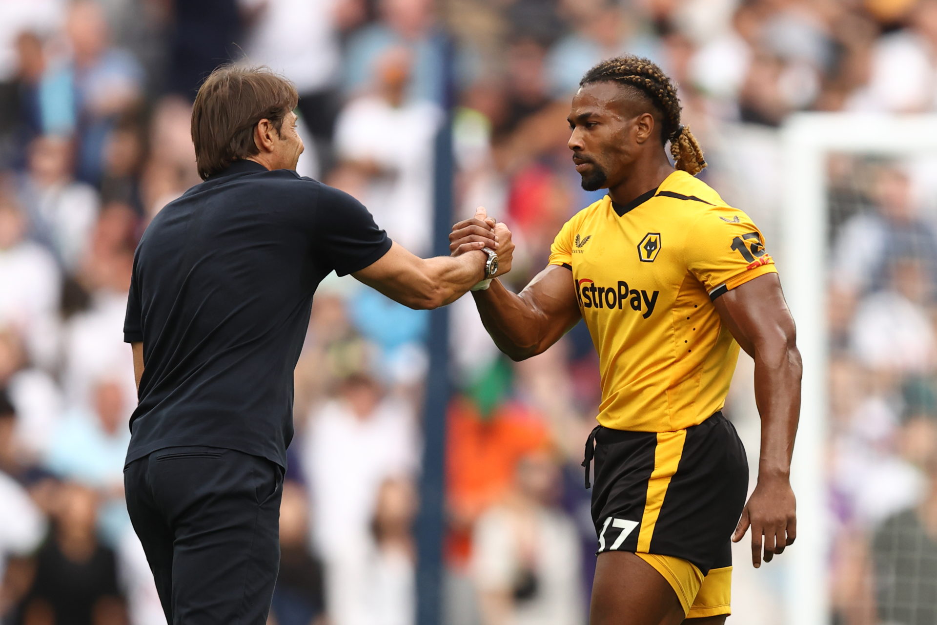 Tottenham Adama Traore Wolves