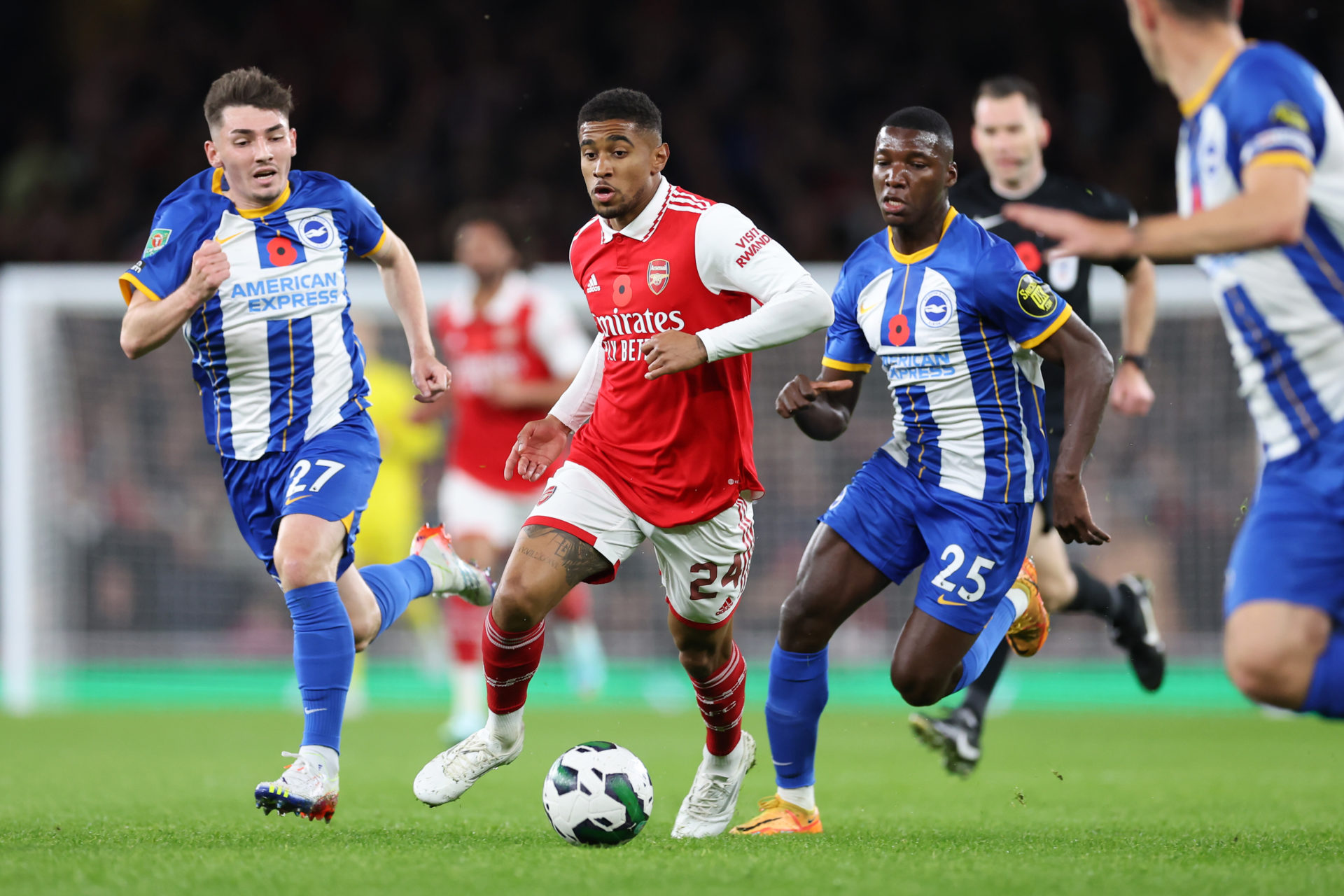 Arsenal v Brighton & Hove Albion - Carabao Cup Third Round