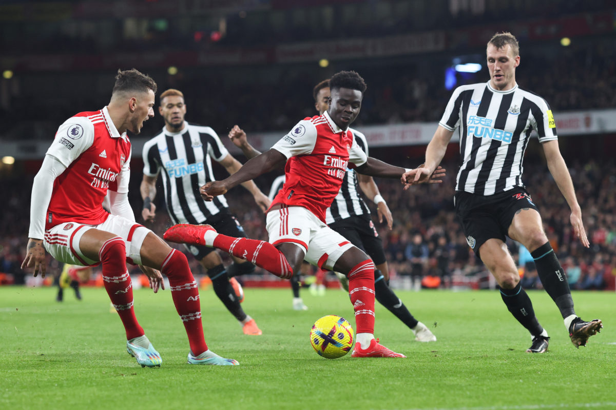 Report: Arsenal's Bukayo Saka now has reported value of £96m