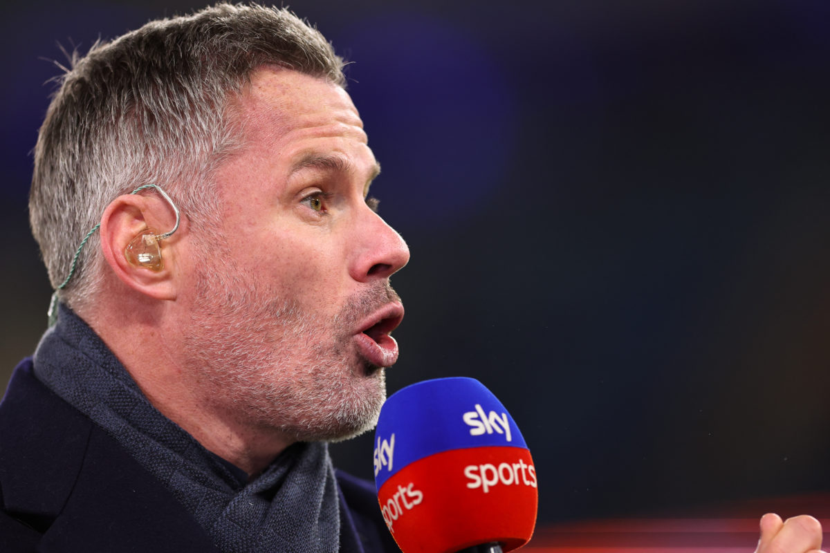 Jamie Carragher names who he now thinks are favourites for the title - Arsenal or Manchester City