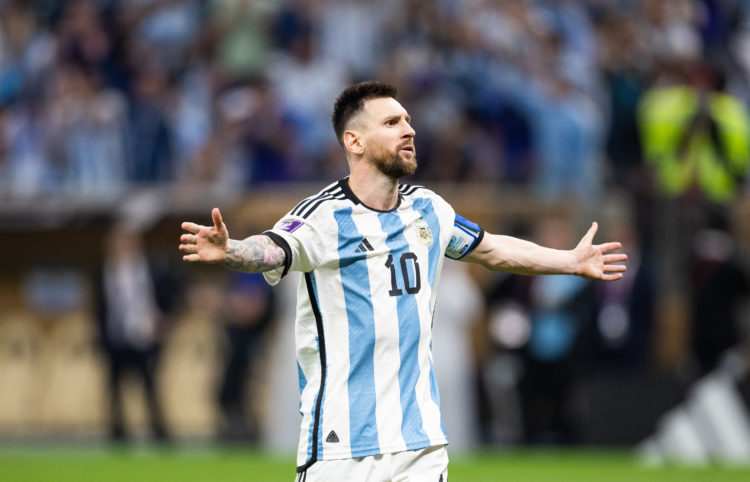 Lionel Messi applauds after seeing footage of 24-year-old who Tottenham reportedly want to sign