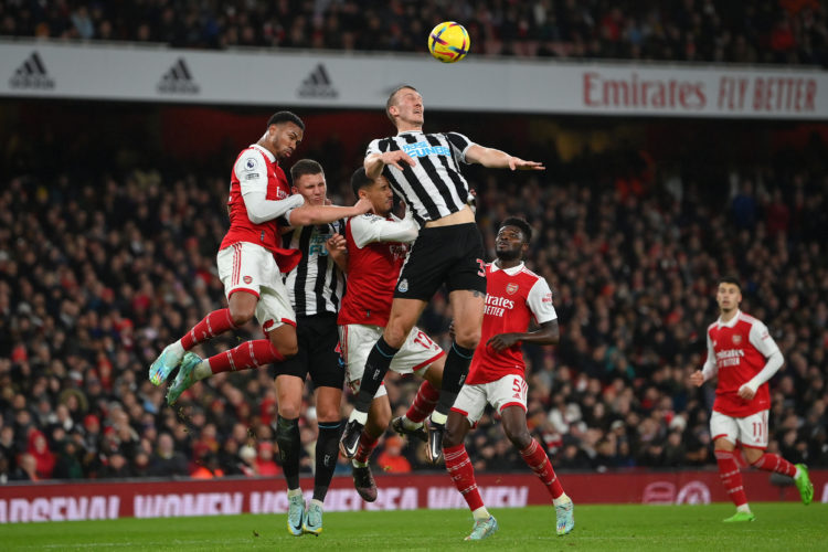Gary Neville amazed by Dan Burn display in Newcastle draw with Arsenal