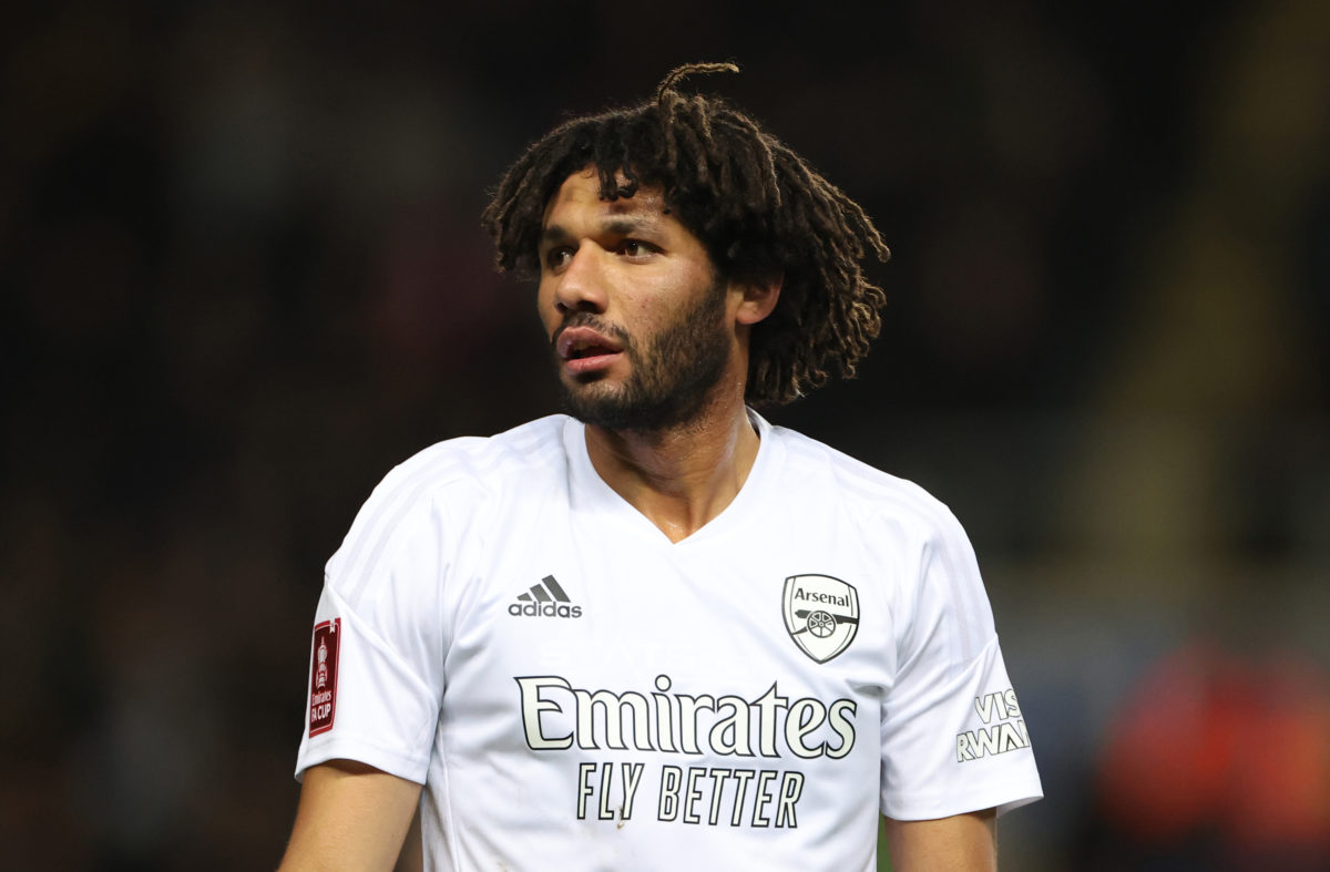 Mohamed Elneny still being kept out of Arsenal training by knee injury