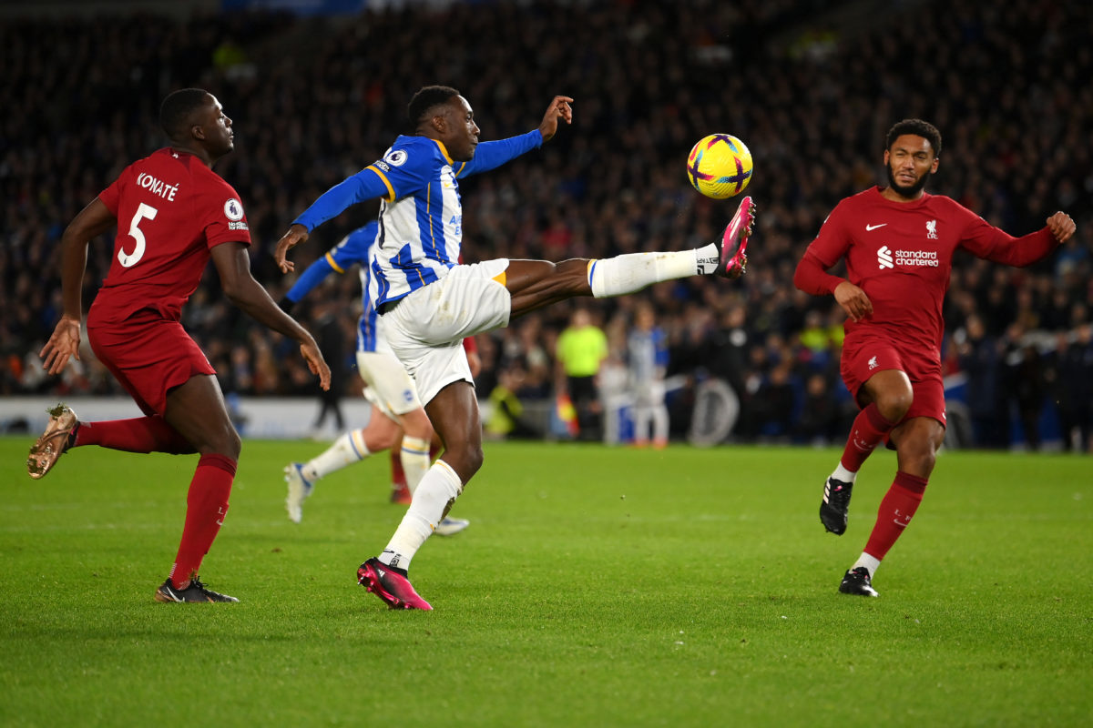 ‘Terrible’: Danny Gabbidon was seriously unimpressed with Liverpool man against Brighton yesterday