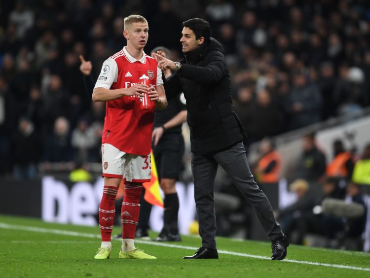 Mikel Arteta says Oleksandr Zinchenko is so important to the team