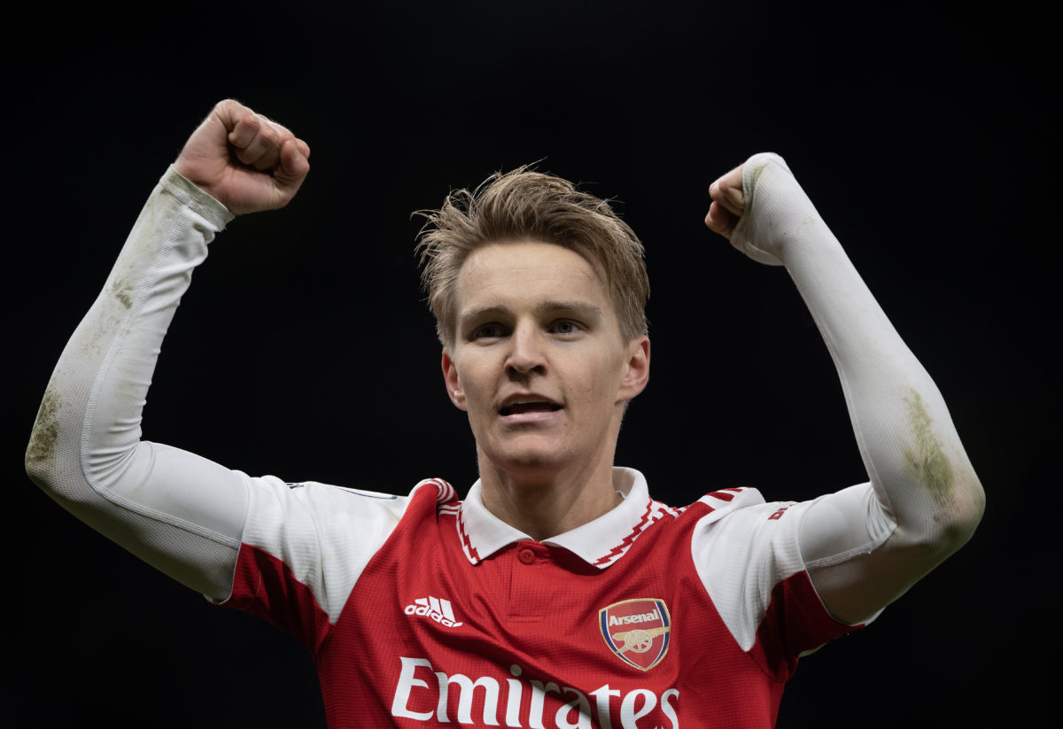 Martin Odegaard says he just loves playing with two Arsenal players