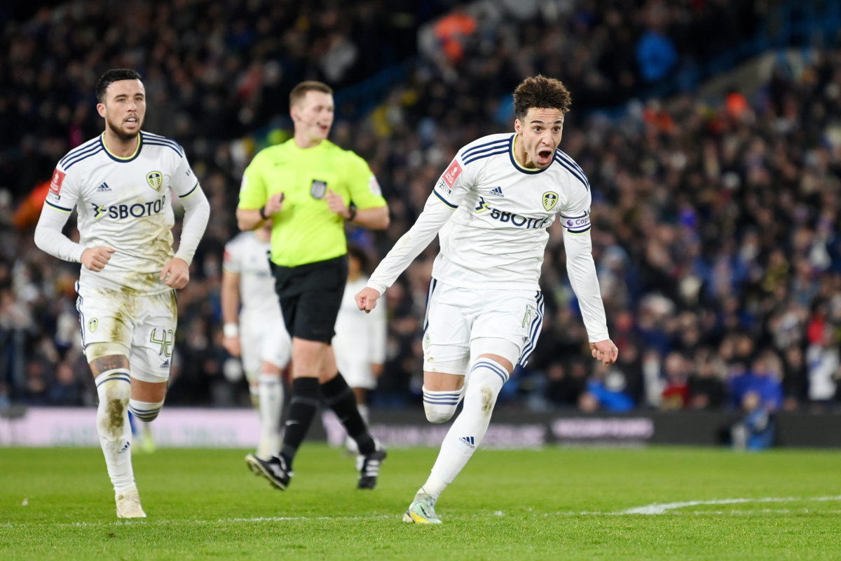 'A class above': BBC pundit stunned by one Leeds player tonight, Gnonto and Bamford aside