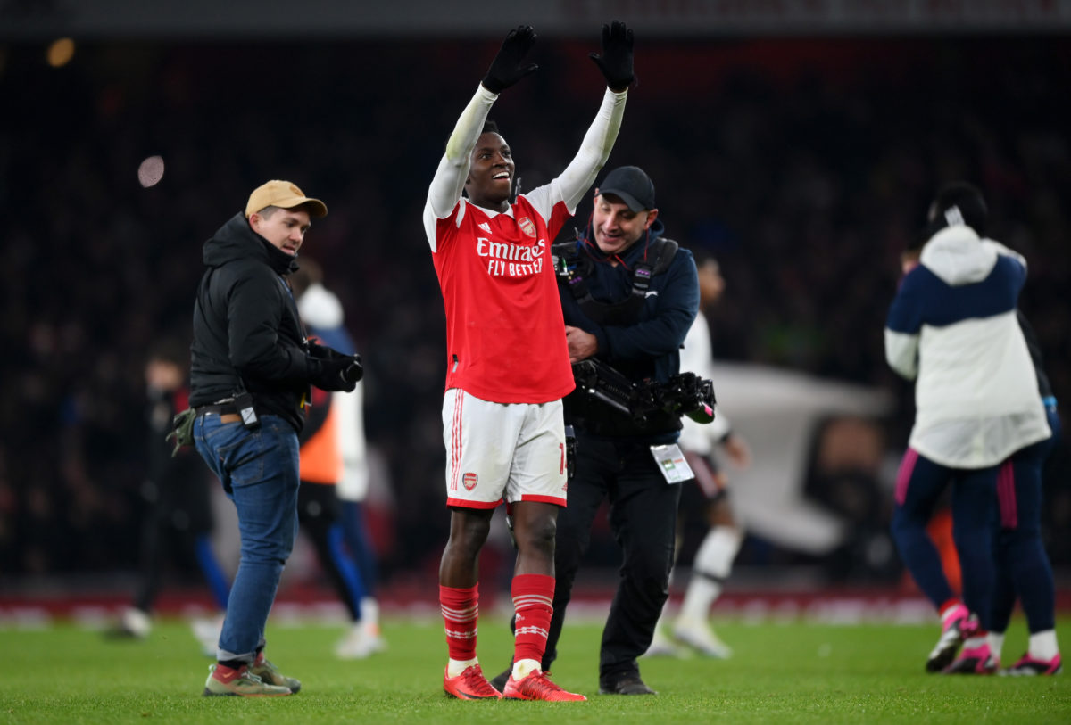 Ferdinand amazed by Eddie Nketiah after Arsenal's dramatic win
