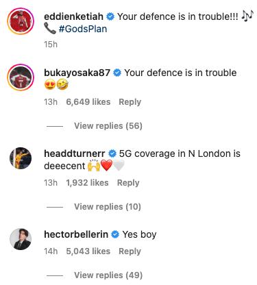 Jaidon Anthony impressed with Arsenal forward Eddie Nketiah