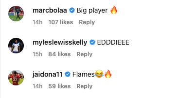 Jaidon Anthony impressed with Arsenal forward Eddie Nketiah
