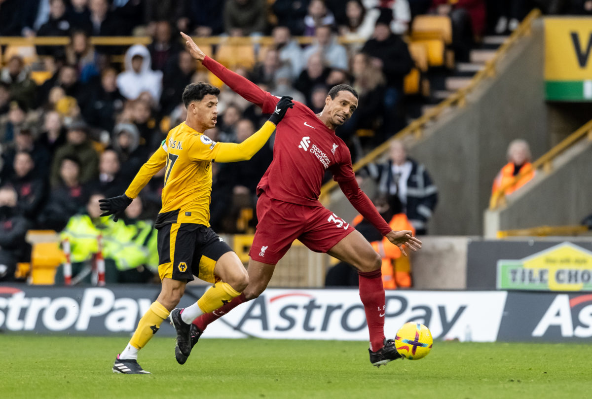 Nicol reacts to Matip and Gomez displays in Liverpool loss at Wolves