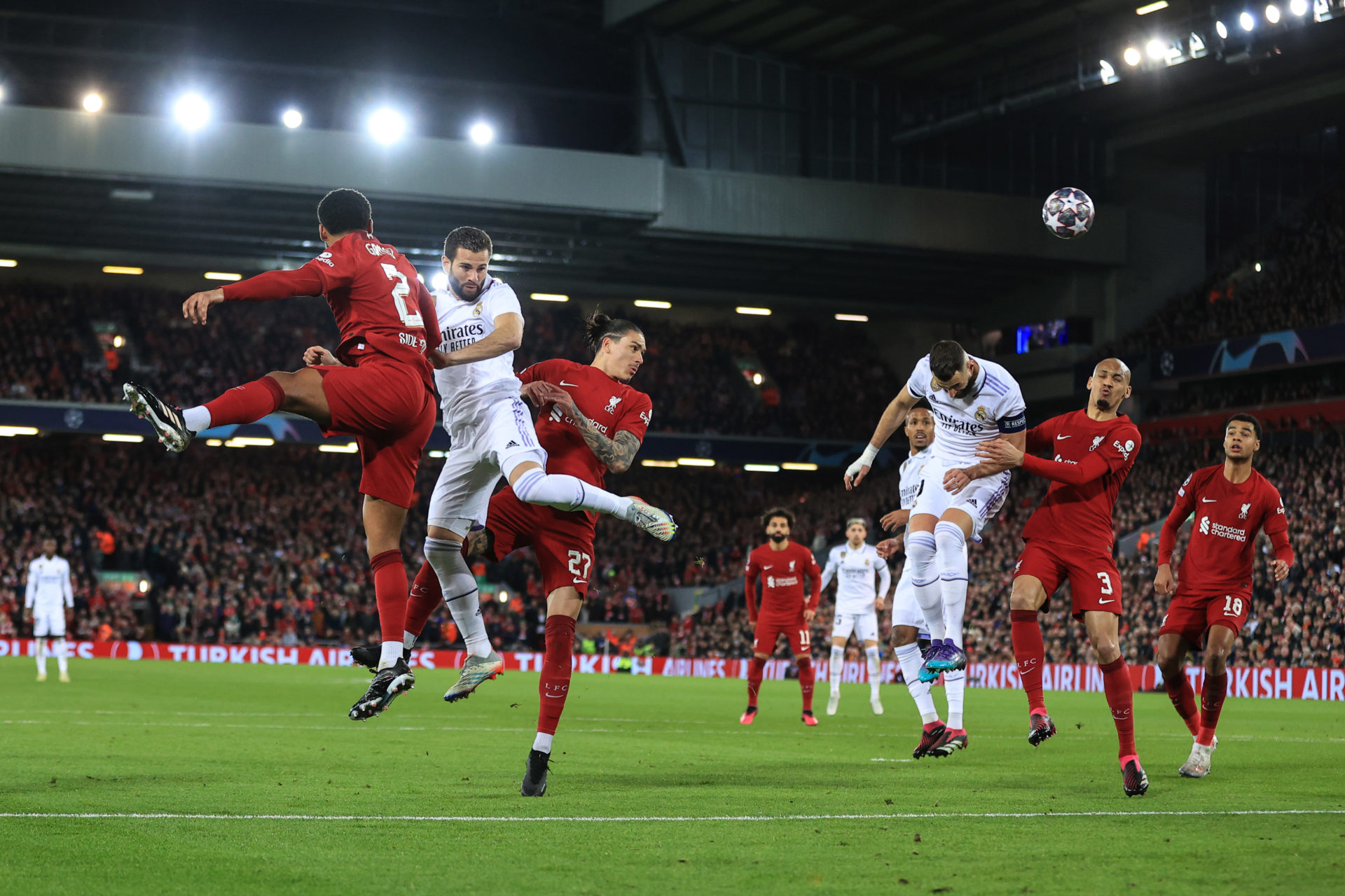 Liverpool FC v Real Madrid: Round of 16 Leg One - UEFA Champions League