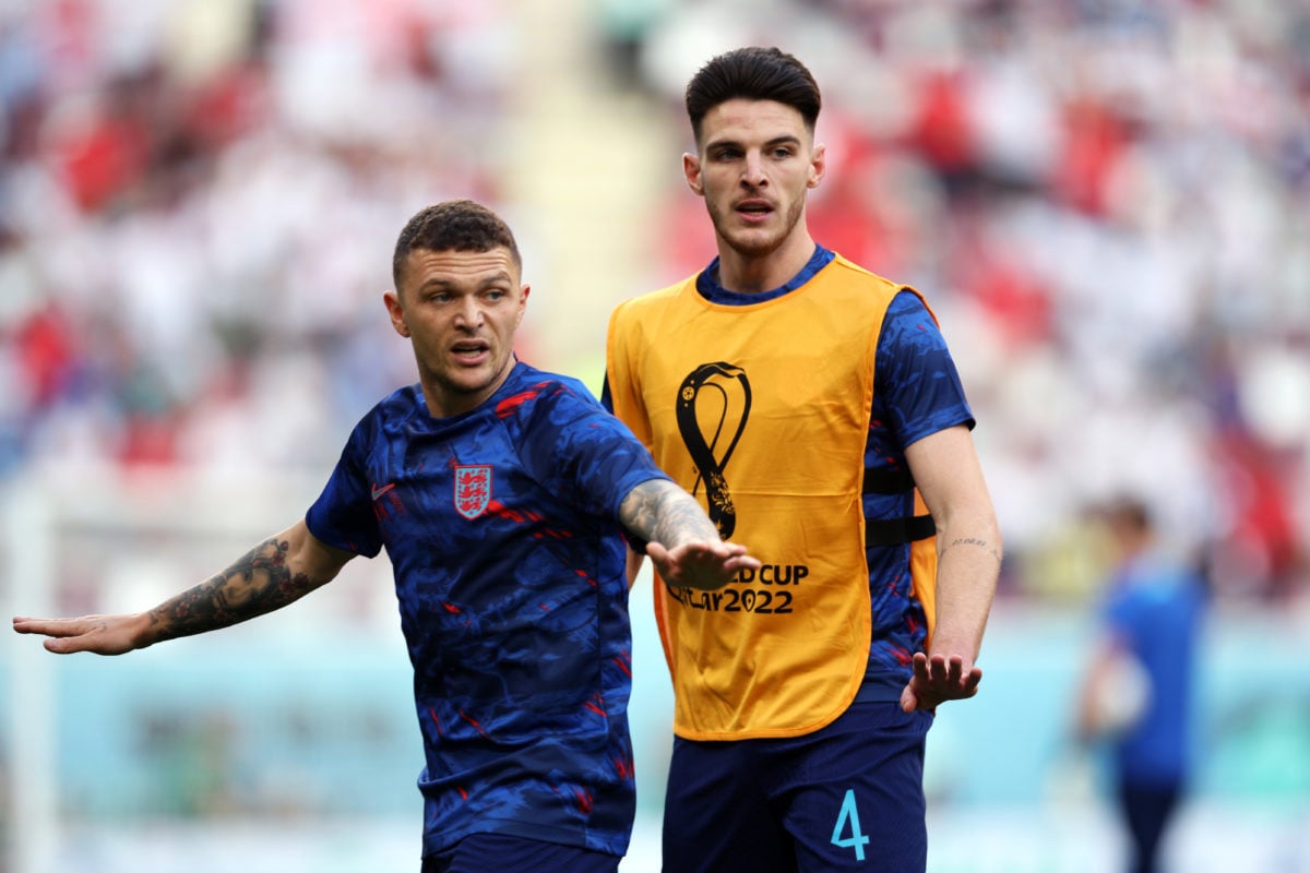 Trippier asked to pick between Partey and Arsenal target Declan Rice