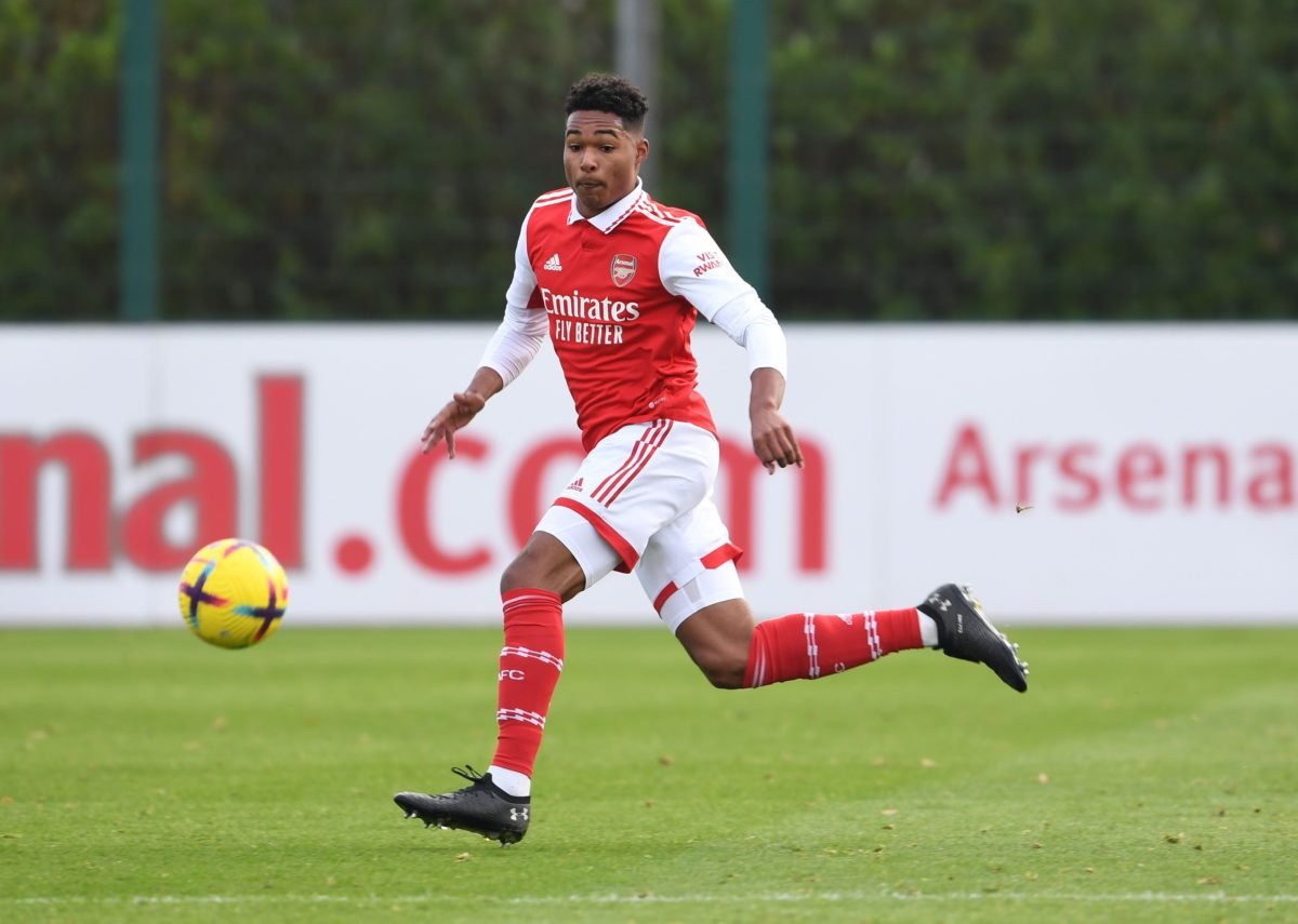 Arsenal right-back Reuell Walters spotted in training pre-Brentford