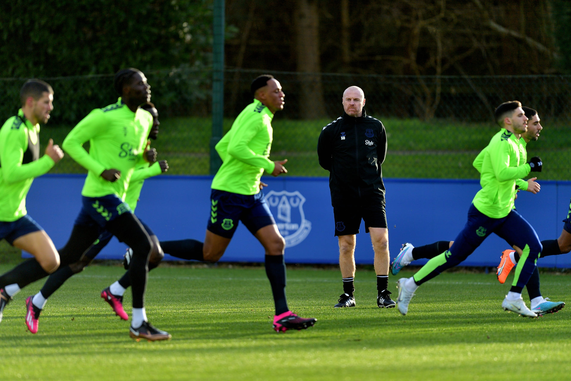 Everton Training Session