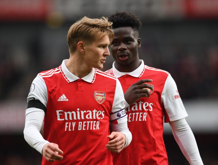 Martin Odegaard Says Arsenal Star Bukayo Saka Surprised Him This Week