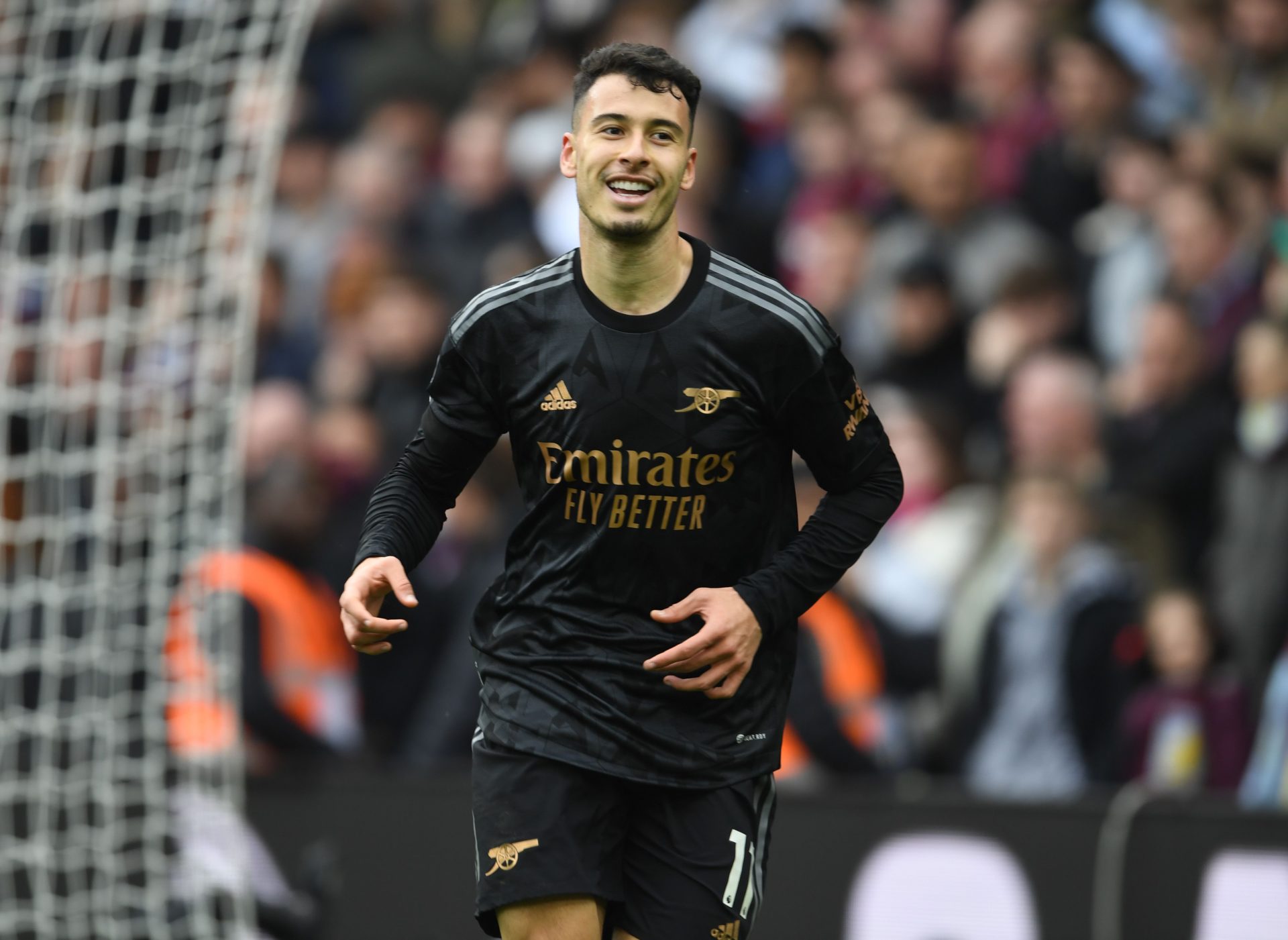 The Arsenal on X: Gabriel Martinelli celebrating his goal