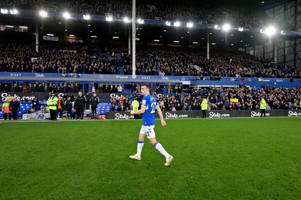 What Seamus Coleman did on the pitch at full-time after Leeds United win