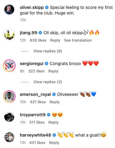 Sergio Reguilon sends message to Tottenham man Oliver Skipp