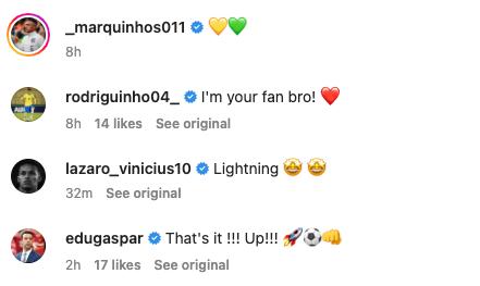 Edu congratulates Arsenal loanee Marquinhos on Norwich City debut