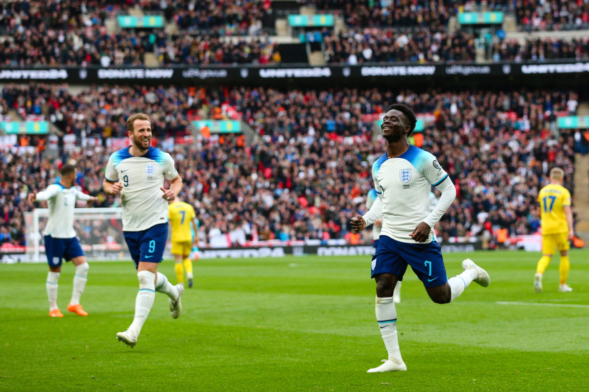 Alan Shearer reacts to Bukayo Saka's brilliant England goal against Ukraine
