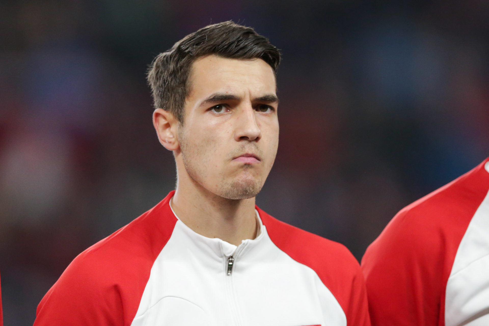 Jakub Kiwior of Poland seen during the European Championship
