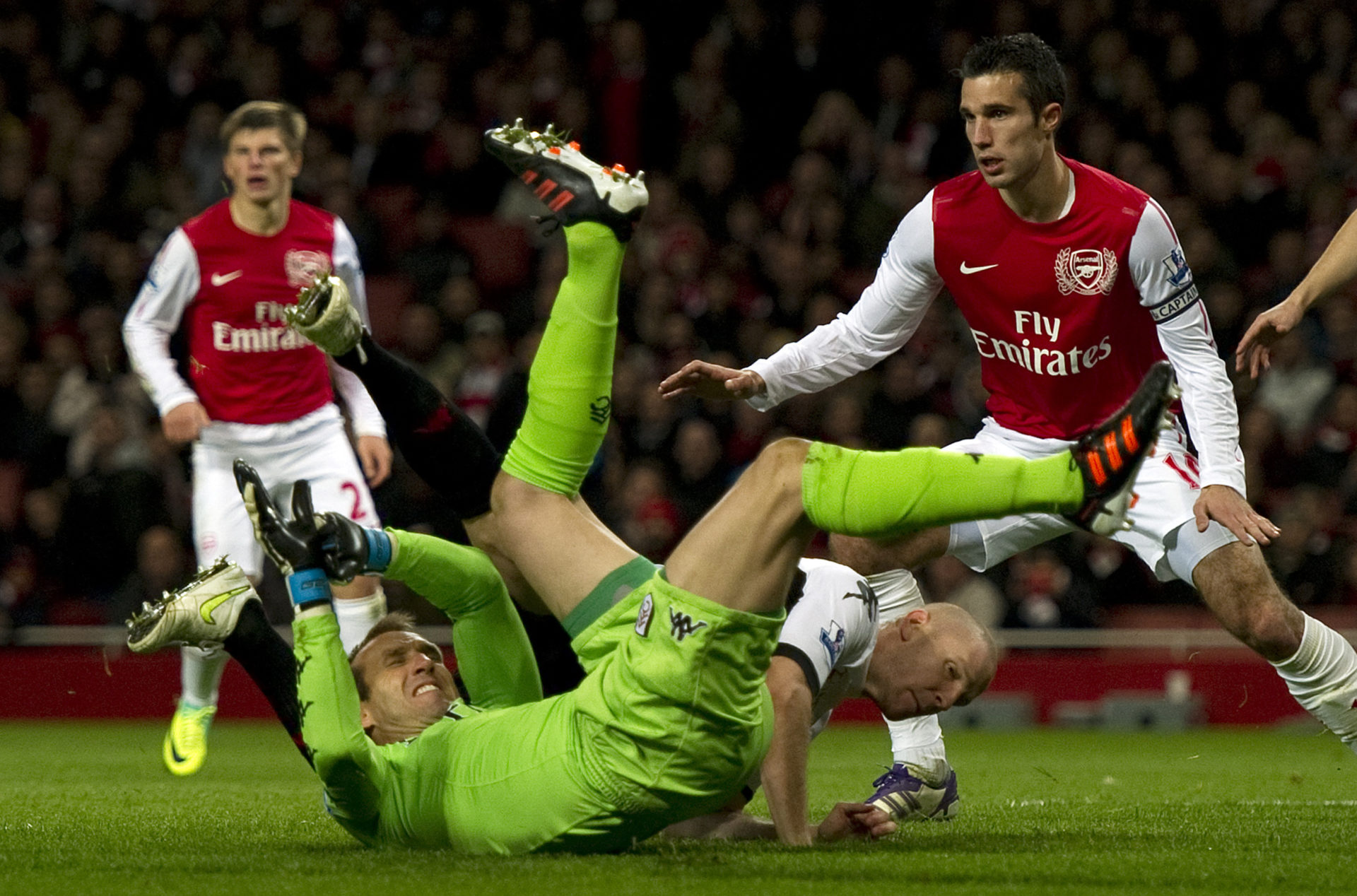Arsenal's Dutch striker Robin van Persie