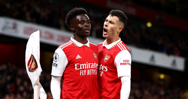 What Bukayo Saka and Gabriel Martinelli told each other after Arsenal's second goal