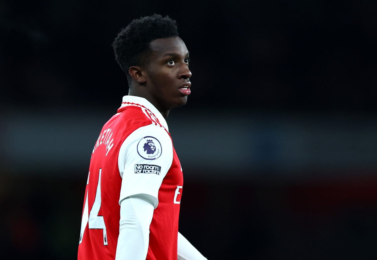 Eddie Nketiah missing from Arsenal training ahead of Sporting Lisbon clash