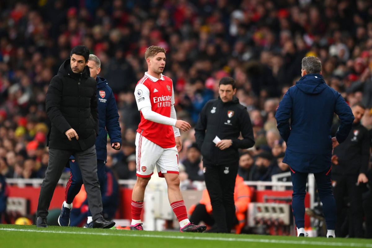 22-year-old Arsenal player is available to face Sporting on Thursday, he's not injured